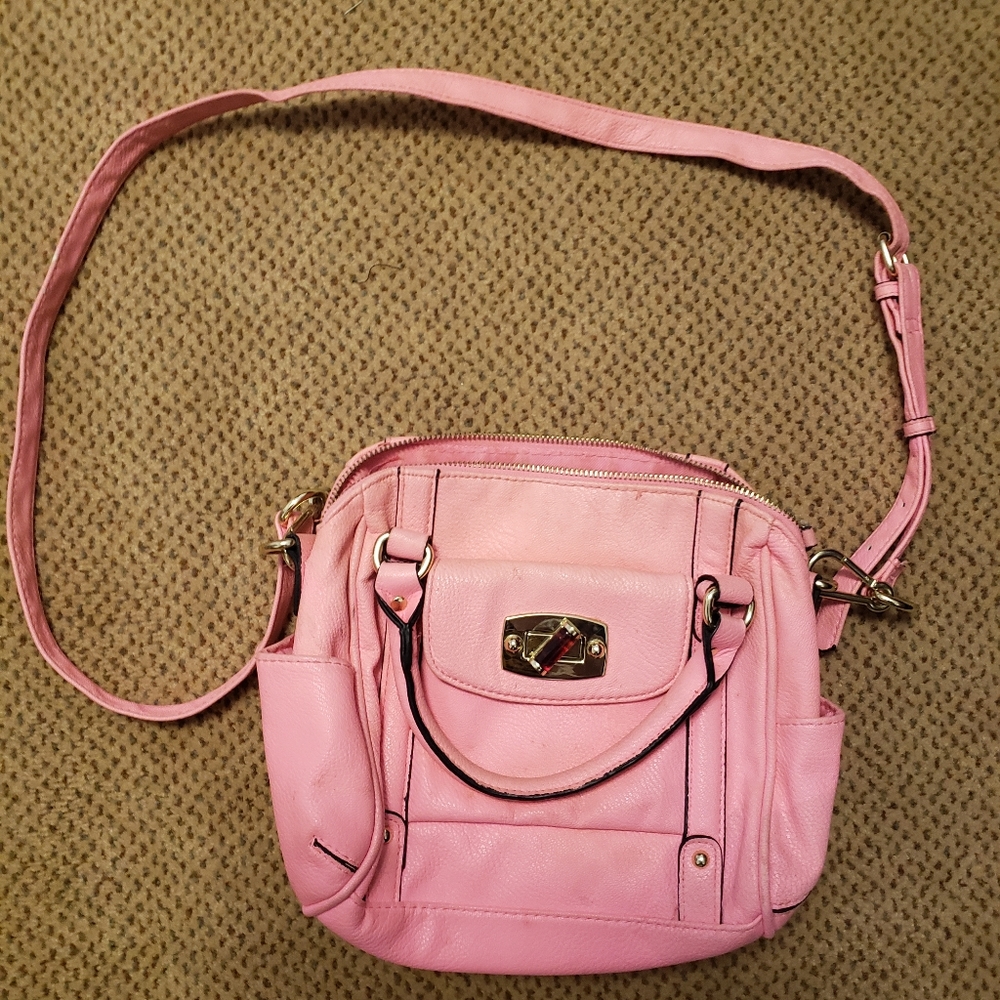 Crossbody pink purse
